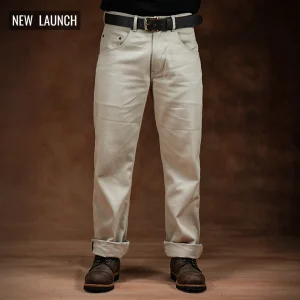 Five Pocket Arctic Wolf 12 Oz Cotton Twill Pants For Men (True Straight)