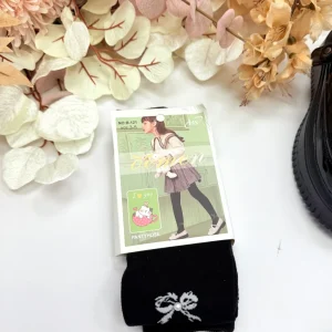 Black bow tights 3
